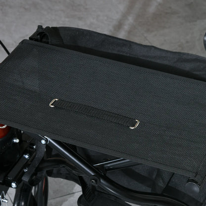 Senior Rollator with Seat, Back, Cane Holder, Adjustable Handle, Red Knee Walker & Wheelchair Ramps at Gallery Canada