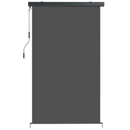 Cordless Roller Shade, UV Protection Waterproof, 98" L x 63" W, Dark Grey Side Awnings at Gallery Canada
