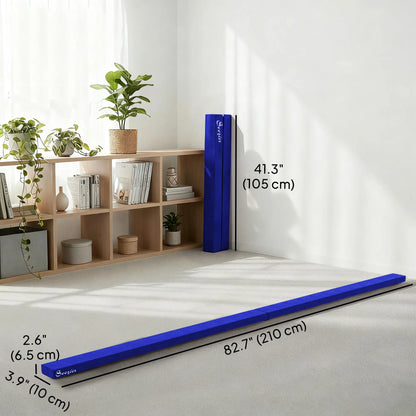 7ft Folding Balance Beam, Gymnastics Beam with Wood Core, Blue Gymnastics Mats at Gallery Canada
