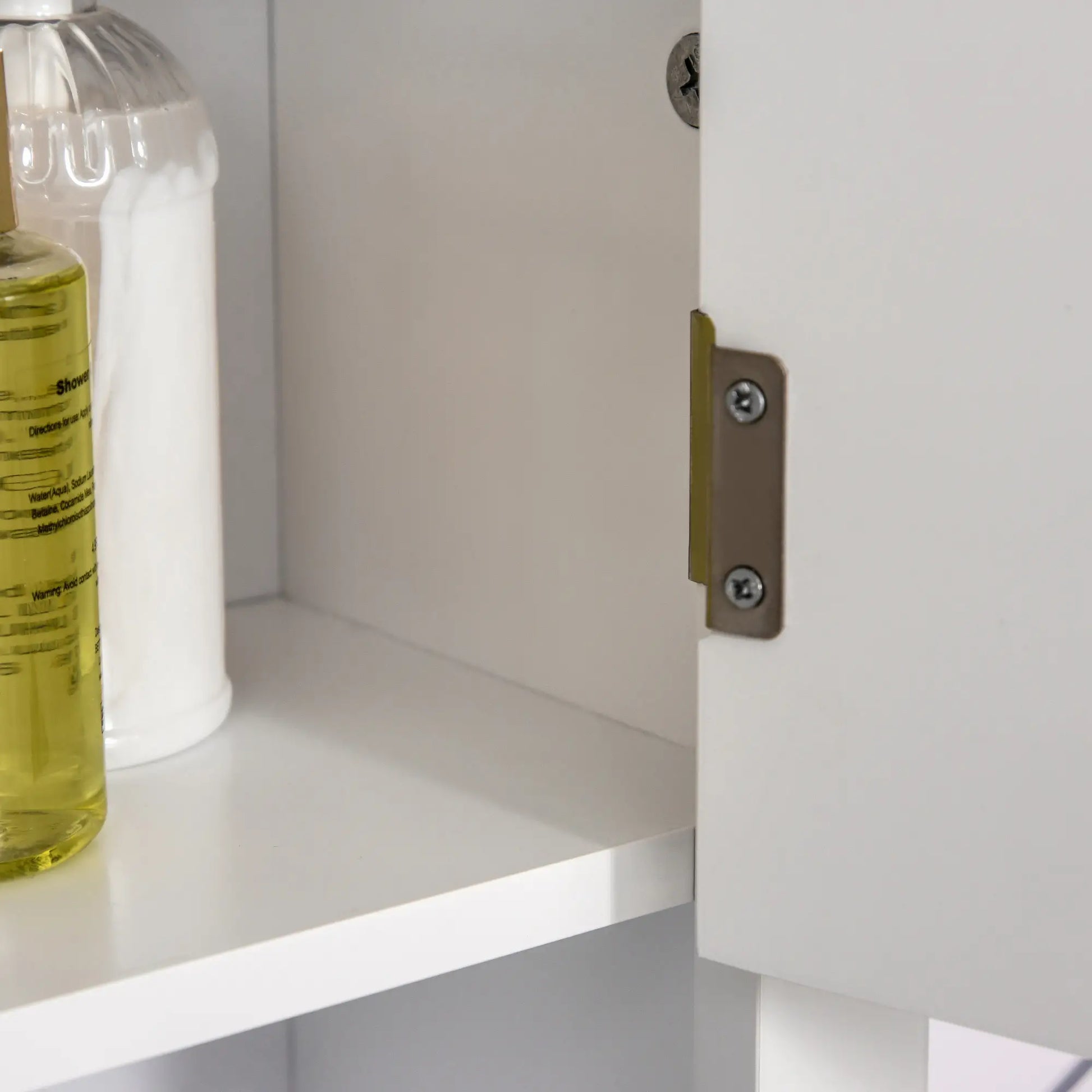 Wall Mount Bathroom Cabinet, 2 Doors, Adjustable Shelf, White Wall Mounted Cabinets at Gallery Canada