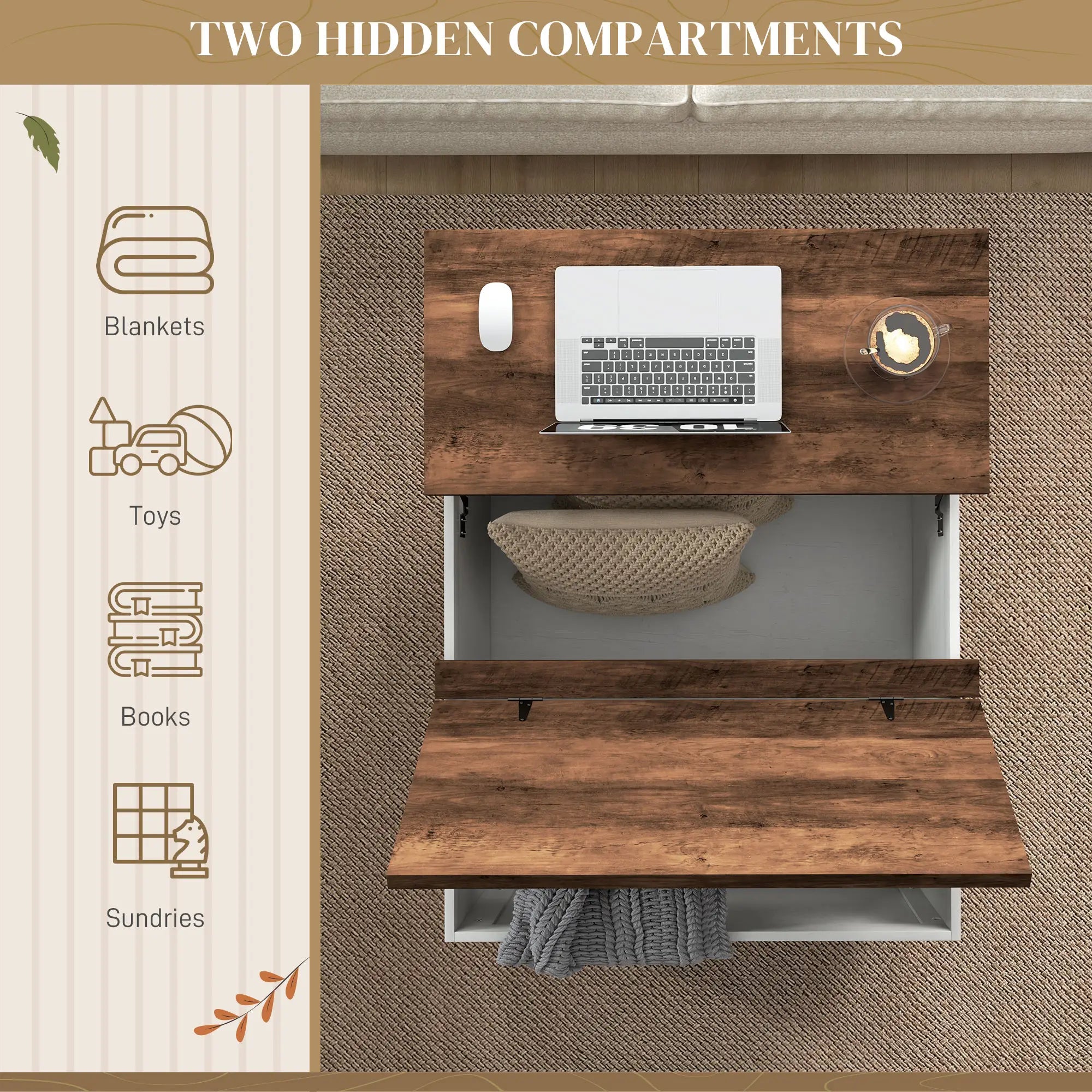 Lift Top Coffee Table, 32