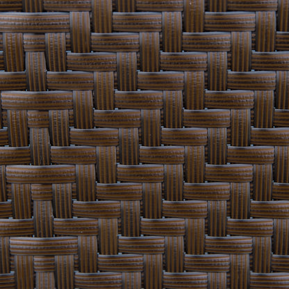 Rattan Reclining Folding Chair, Outdoor Wicker Recliner, 7 Adjustable Positions, Brown Picnic Tables & Camping Chairs at Gallery Canada