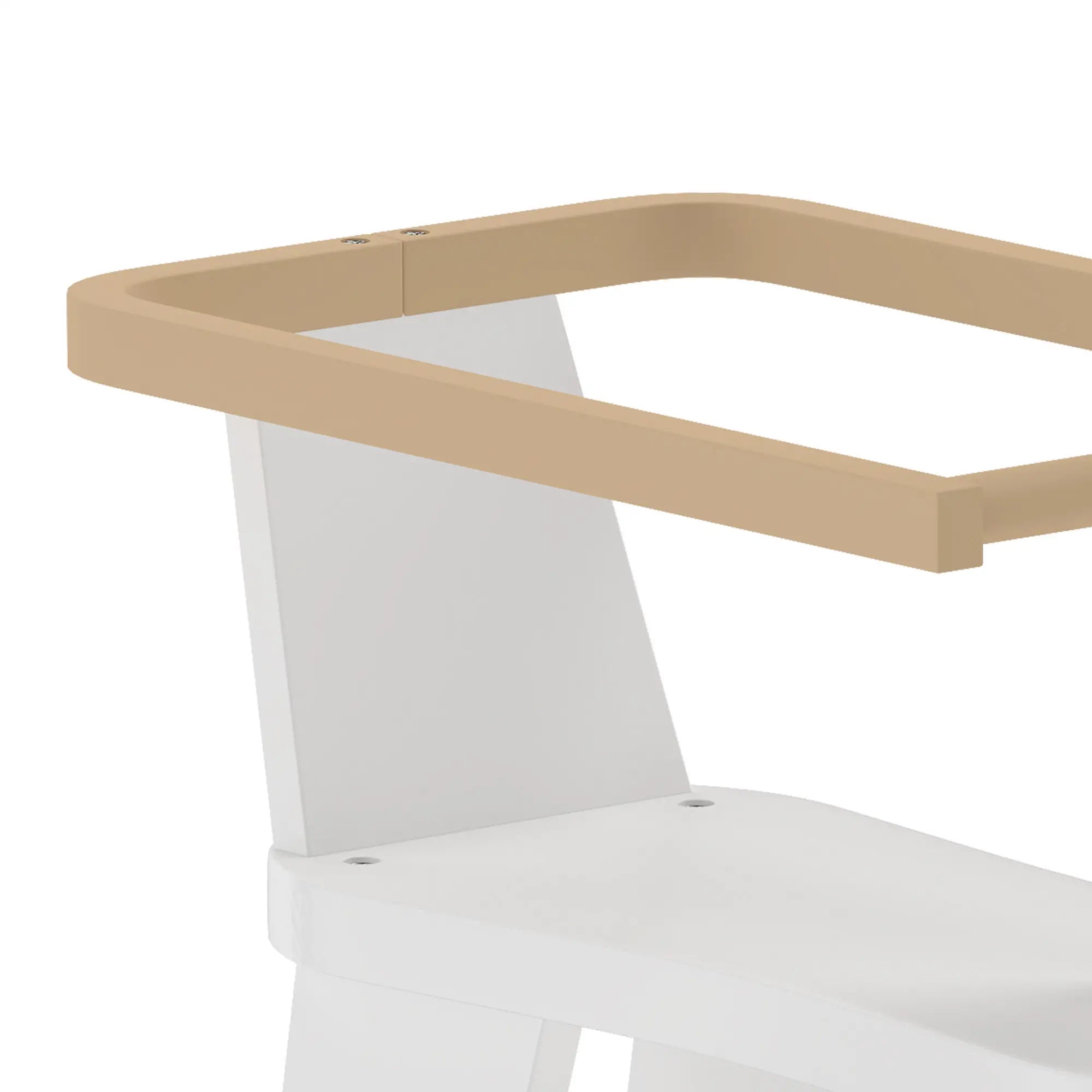 2 in 1 Rocking Horse Ride On, Removable Fence, No-Tip, White Rocking Horses at Gallery Canada
