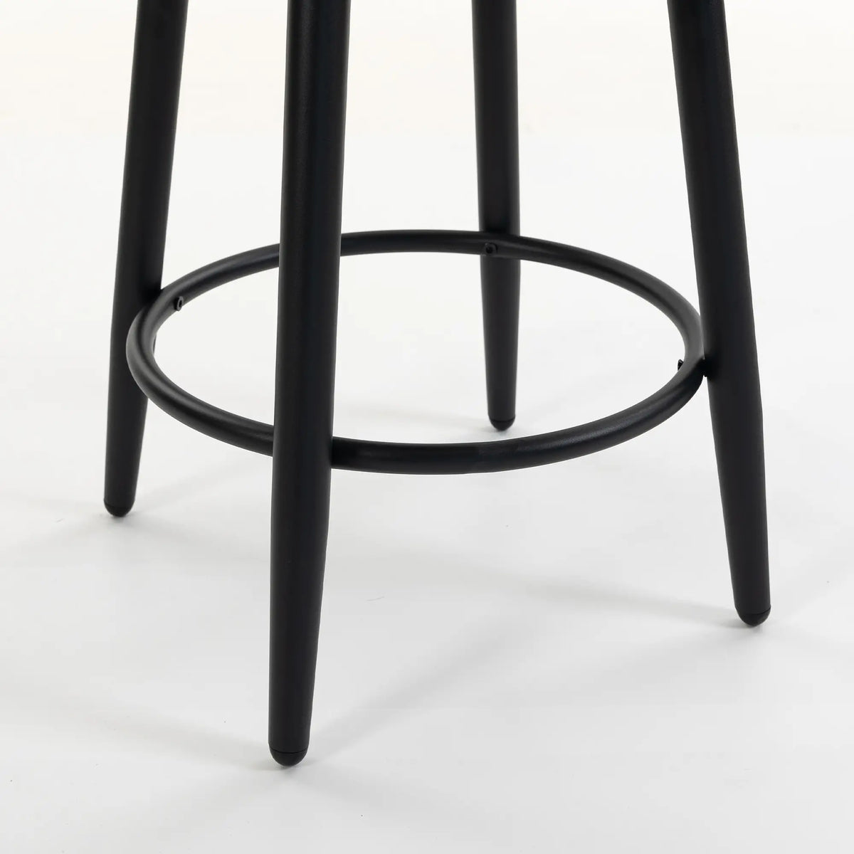 Swivel Bar Stools Set of 2, Counter Height, Dark Grey