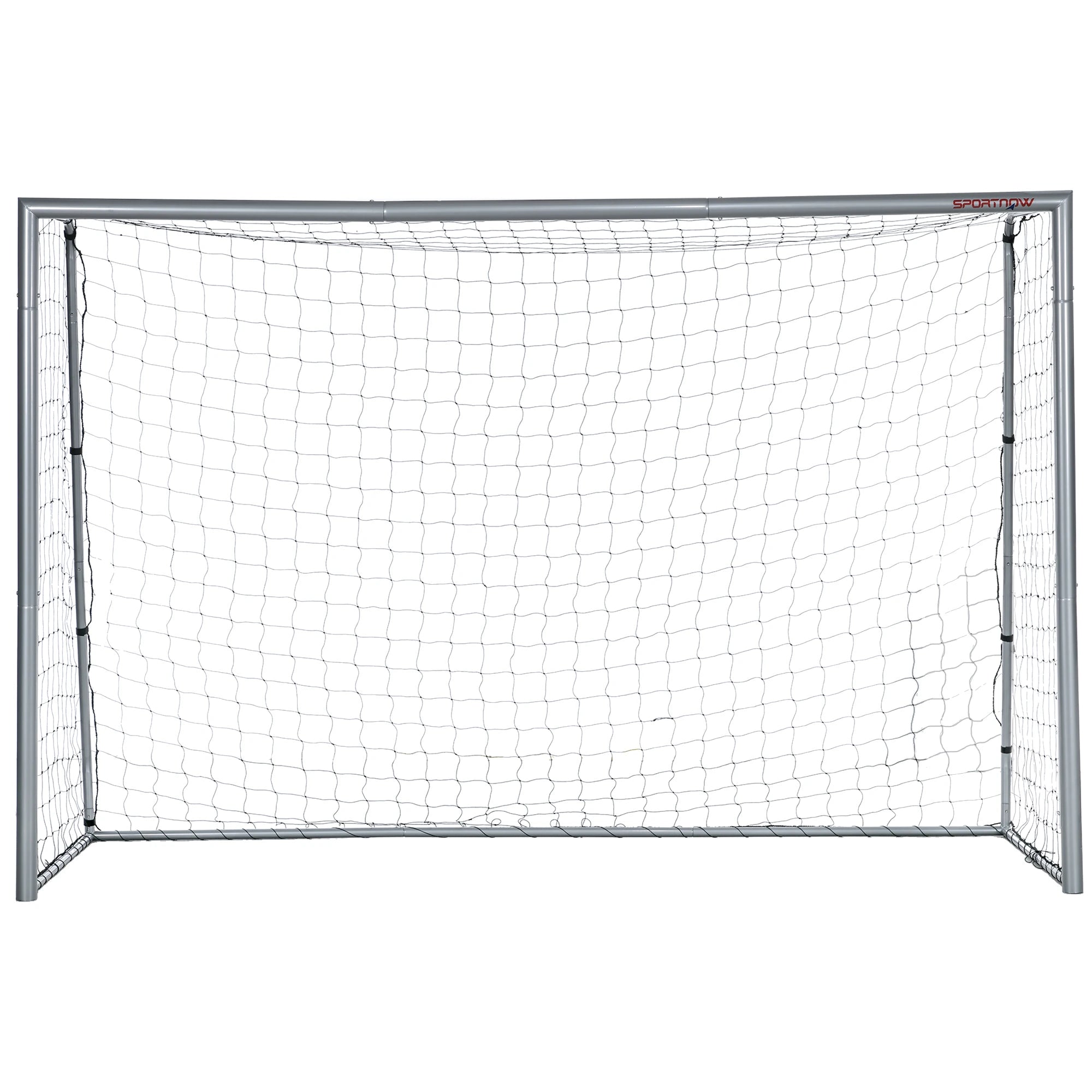 10ft x 6.5ft Soccer Goal, Soccer Net with Ground Stakes Football Grey at Gallery Canada