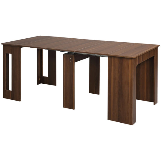 Foldable Dining Table, Extendable Kitchen Table, Seats 6 Bar Tables & Dining Tables Light Brown at Gallery Canada