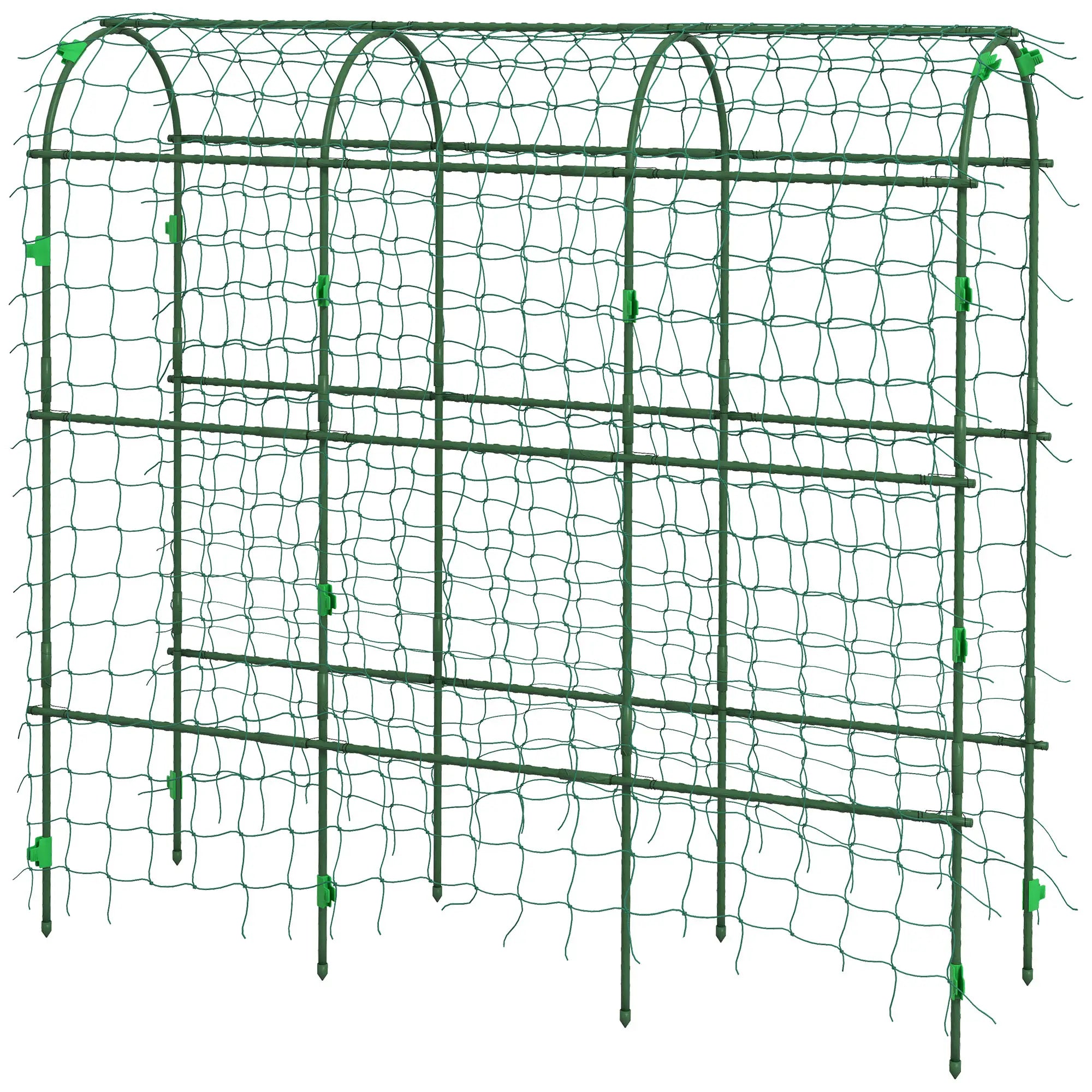 Metal Garden Trellis, A-Frame Arch for Climbing Plants, 17
