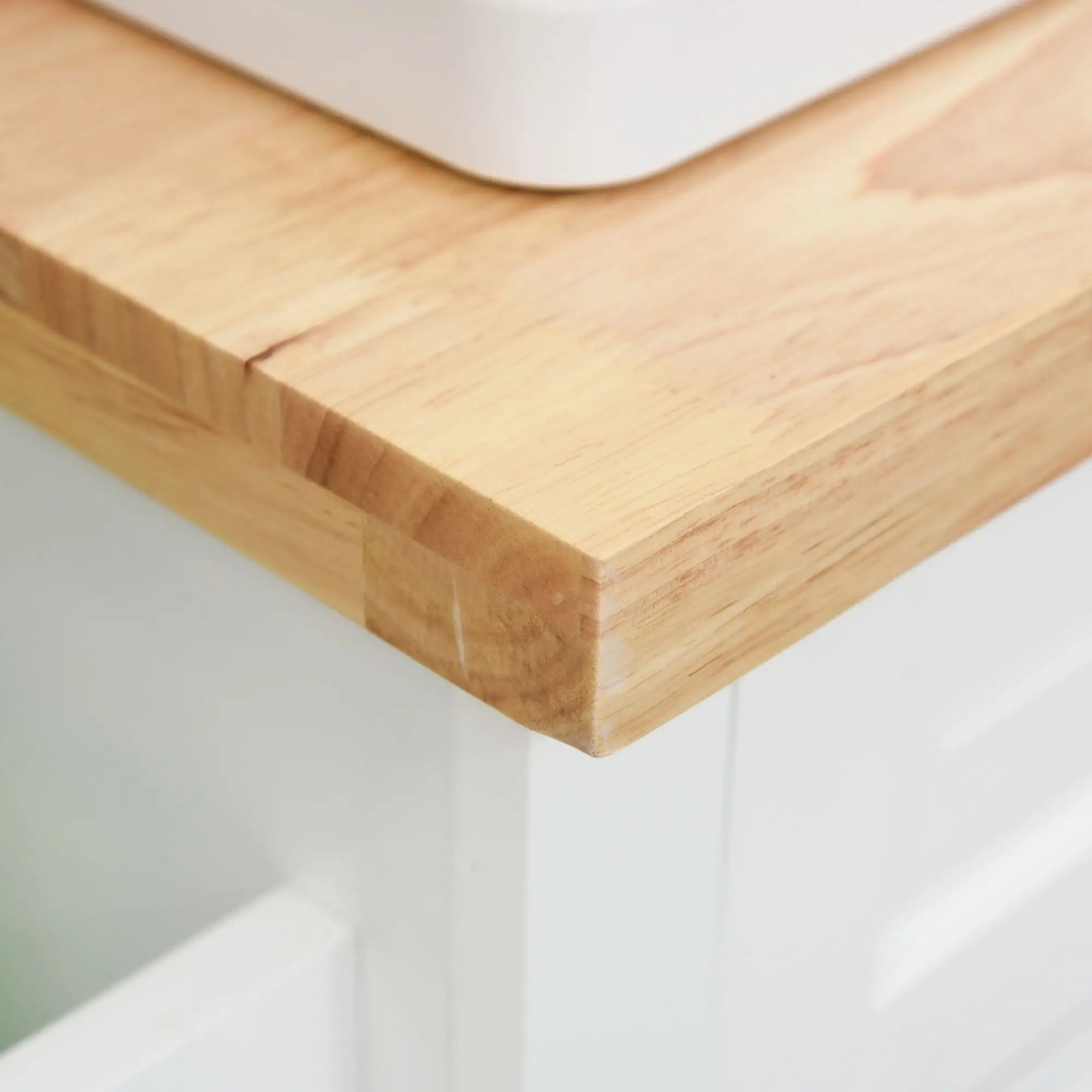 Kitchen Island with Storage, Rolling Trolley Cart with Rubber Wood Top, Spice Rack, Towel Rack, Grey Kitchen Islands & Kitchen Carts at Gallery Canada