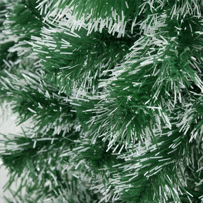 6FT Artificial Christmas Tree, 375 Tips, Metal Stand