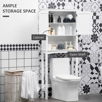 Over Toilet Storage Cabinet, Bathroom Cabinet with Doors, Shelves Over The Toilet Storage at Gallery Canada