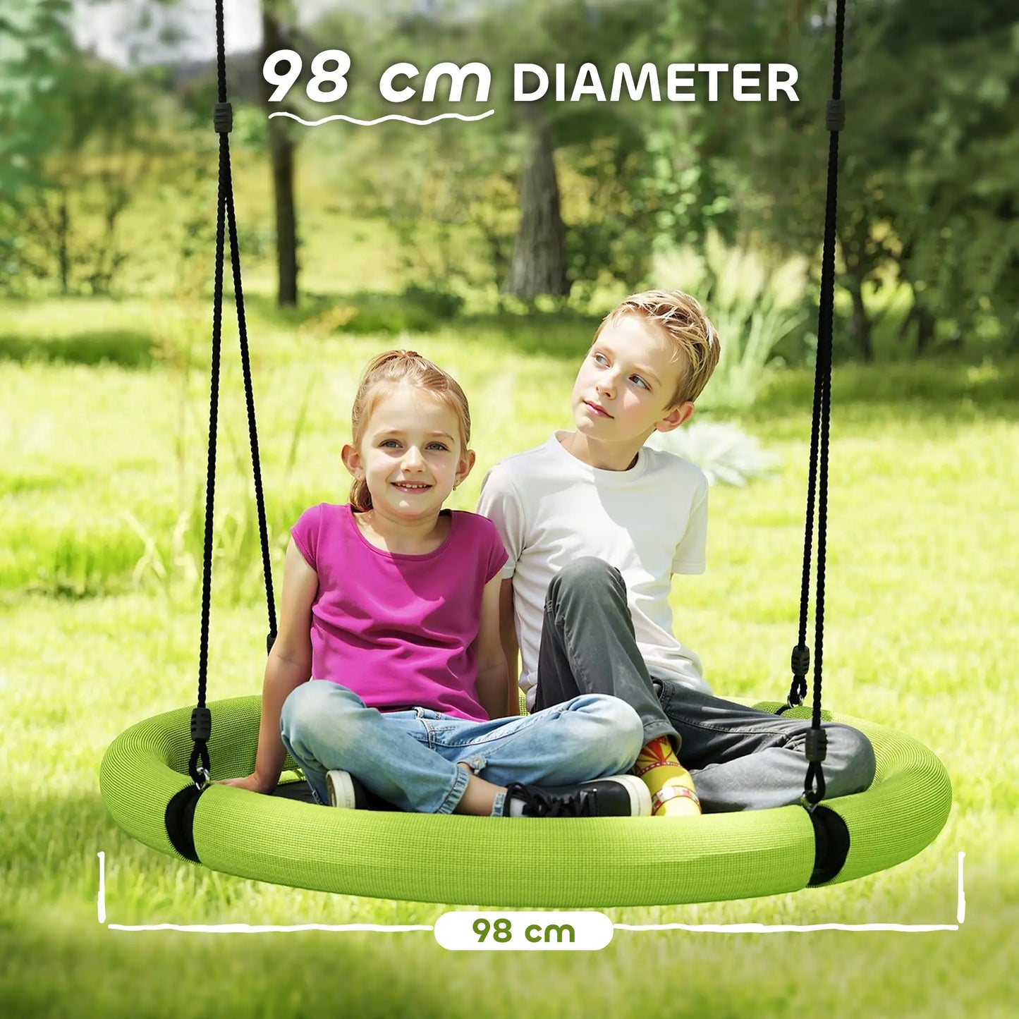 100cm Diameter Nest Seat For Kids, Height Adjustable, Outdoor Playground Garden Gym Sets & Swings at Gallery Canada