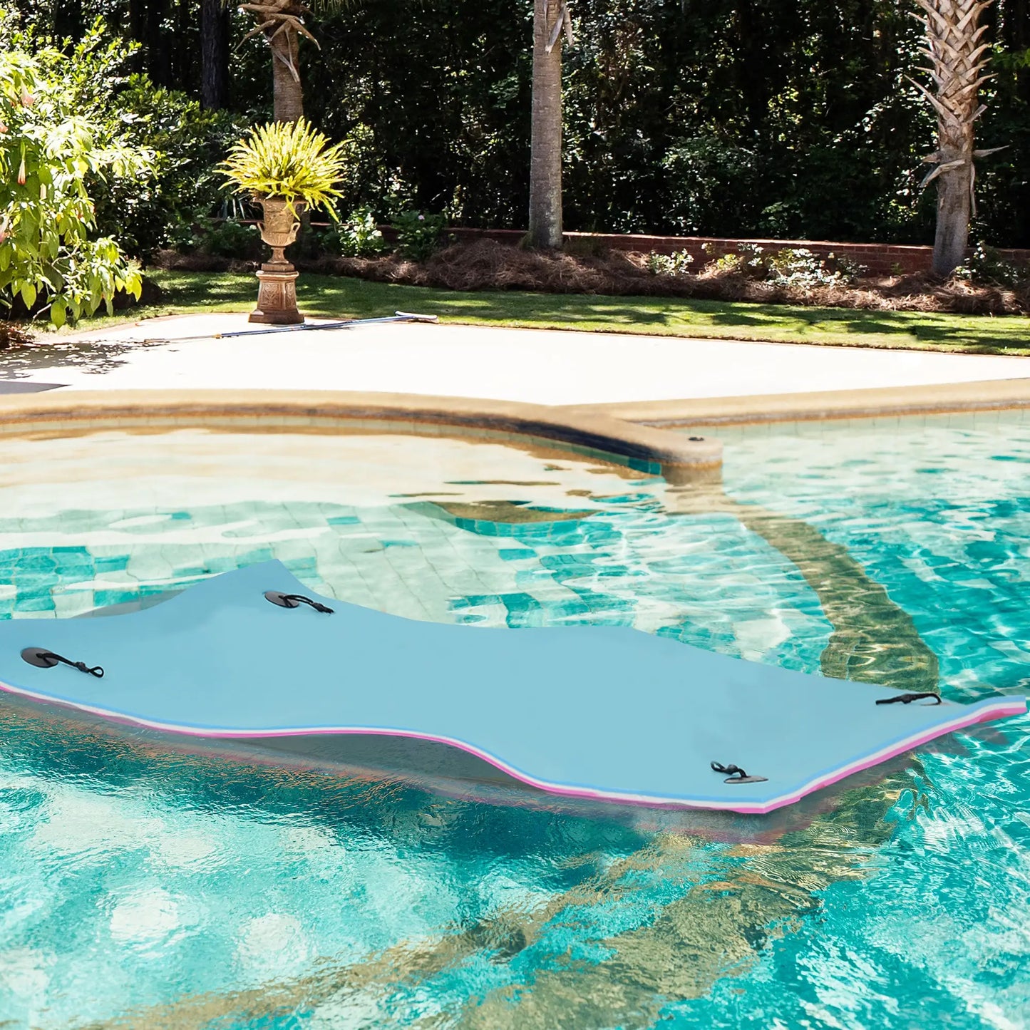 7.5x4ft Floating Mat, Lily Pad Water Carpet, Pool Beach Lake Floating Water Mats at Gallery Canada
