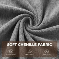 Canapé-lit convertible 81" 5-en-1, Gris, Assise profonde
