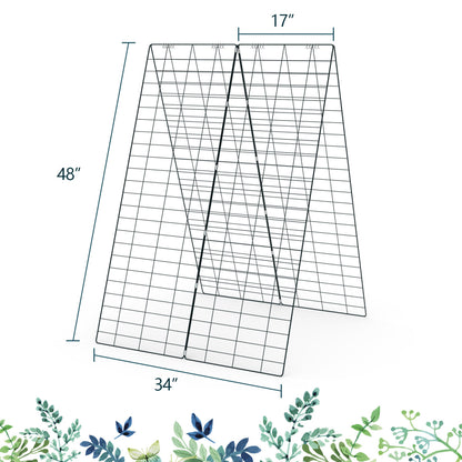 A-Frame Garden Trellis for Climbing Plants with Stakes, Green Plant Supports at Gallery Canada