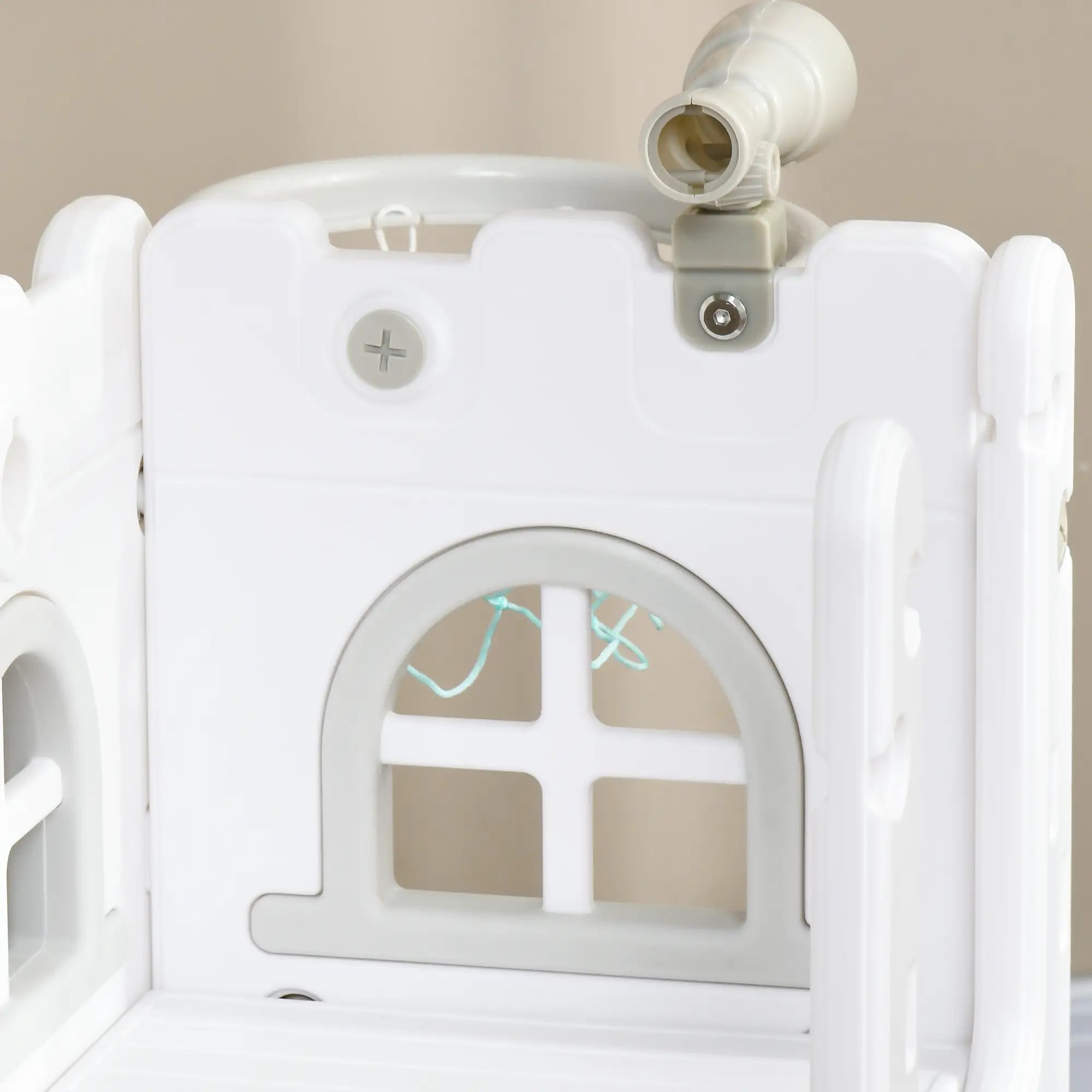 Toddler Slide, Basketball Hoop, Climber, Telescope, Storage Basket, 1-3 Years, Grey Gym Sets & Swings at Gallery Canada