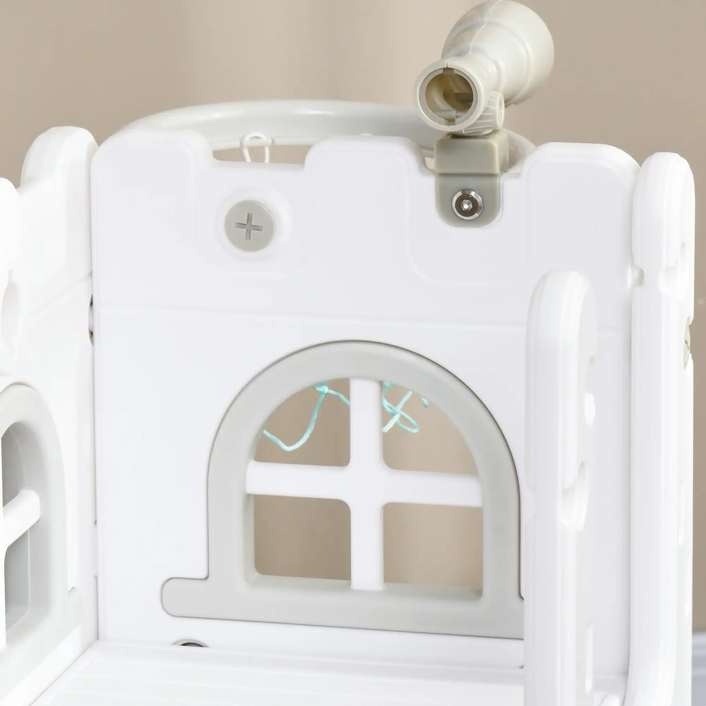 Toddler Slide, Basketball Hoop, Climber, Telescope, Storage Basket, 1-3 Years, Grey Gym Sets & Swings at Gallery Canada