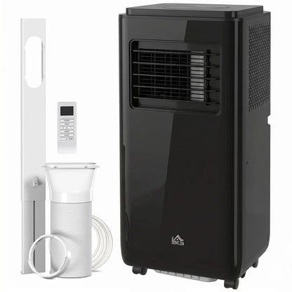 10,000 BTU Mobile Air Conditioner, 440 Sq. Ft., Dehumidifier, Fan, Black Air Conditioner Black at Gallery Canada