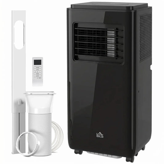 10,000 BTU Mobile Air Conditioner, 440 Sq. Ft., Dehumidifier, Fan, Black Air Conditioner Black at Gallery Canada