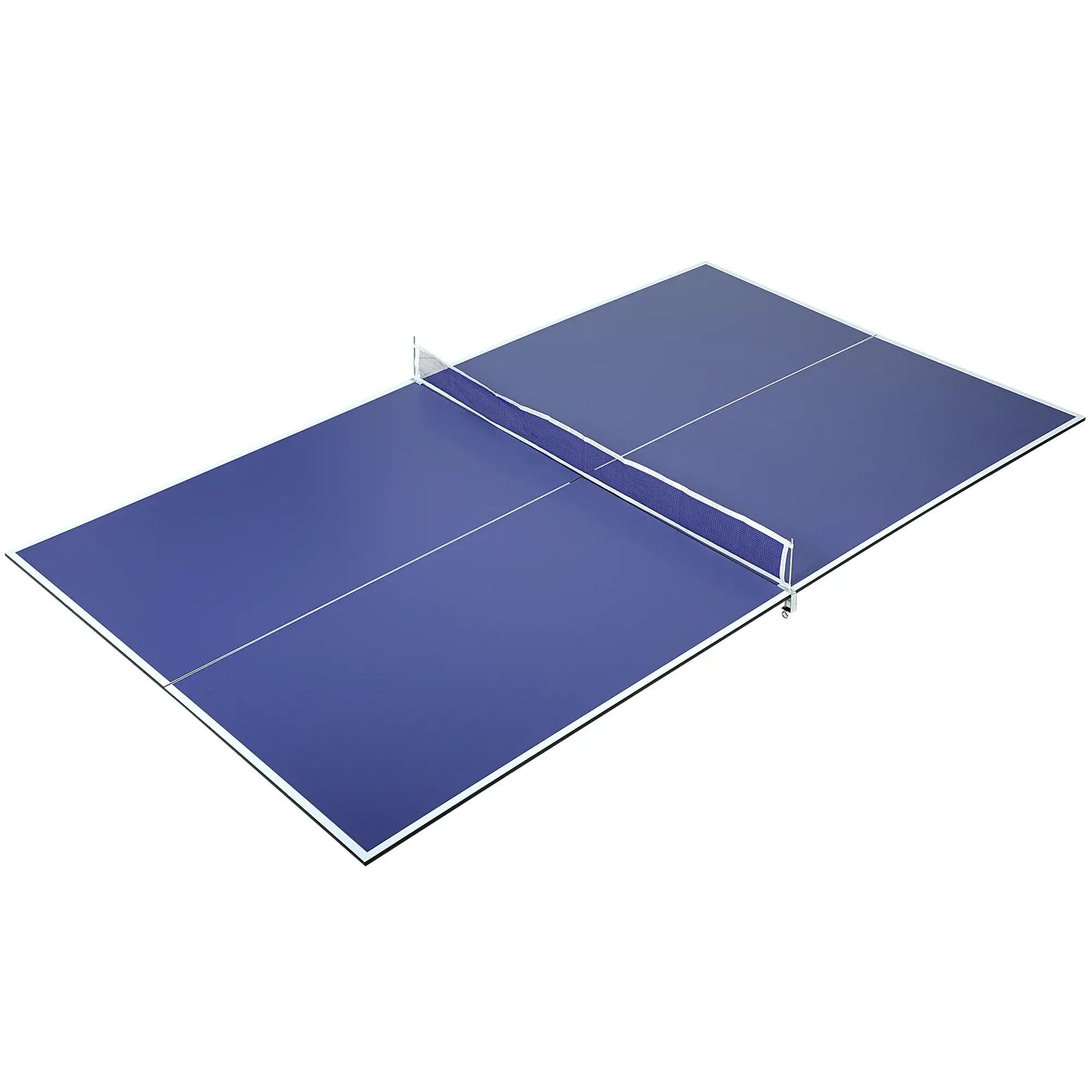 9 ft Folding Ping Pong Table Top, Pool Table Conversion, Blue Game Tables Blue, White at Gallery Canada
