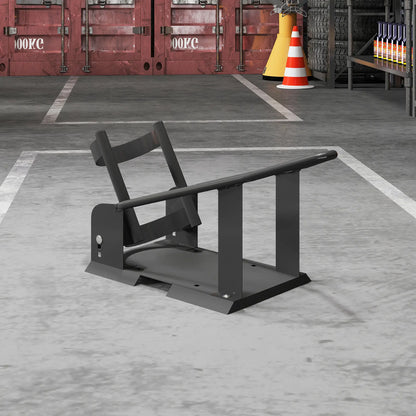 Motorcycle Wheel Chock, 1800 lbs Capacity, Steel, 15"-21" Wheels, Black Bike Parking Stands at Gallery Canada