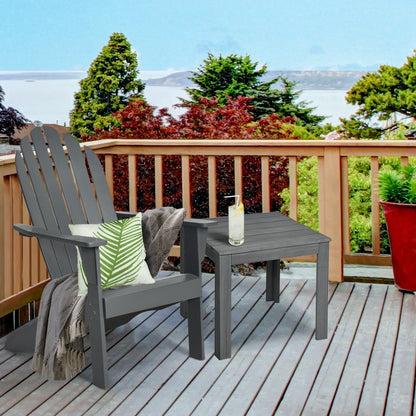 Acacia Wood Outdoor Adirondack Chair, Gray Adirondack Chairs at Gallery Canada