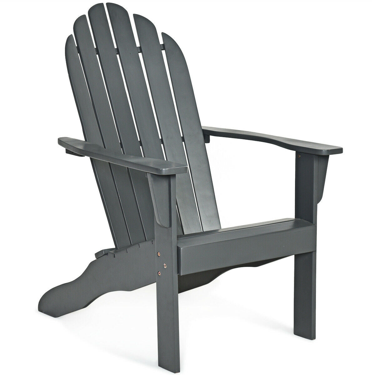 Acacia Wood Outdoor Adirondack Chair, Gray Adirondack Chairs at Gallery Canada