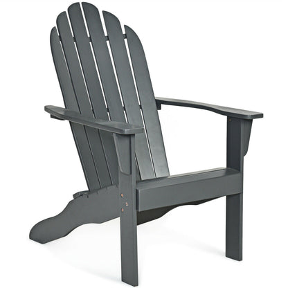 Acacia Wood Outdoor Adirondack Chair, Gray Adirondack Chairs at Gallery Canada