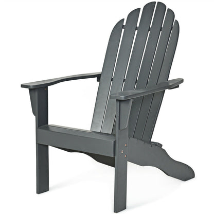 Acacia Wood Outdoor Adirondack Chair, Gray Adirondack Chairs at Gallery Canada
