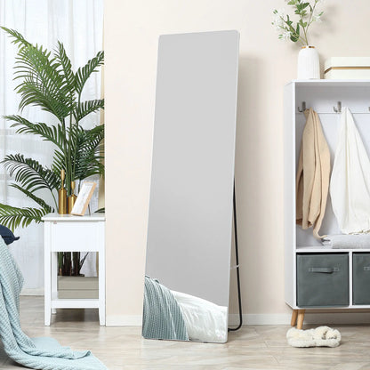 63"x18" Full Length Mirror, Floor Standing, Wall-Mounted, Silver Full Length Mirrors at Gallery Canada