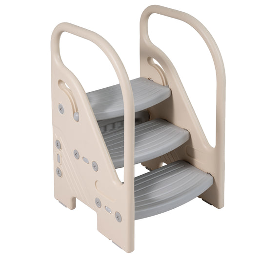 Adjustable 3-Step Helper Stool, Gray Kids Chairs & Seating Gray at Gallery Canada