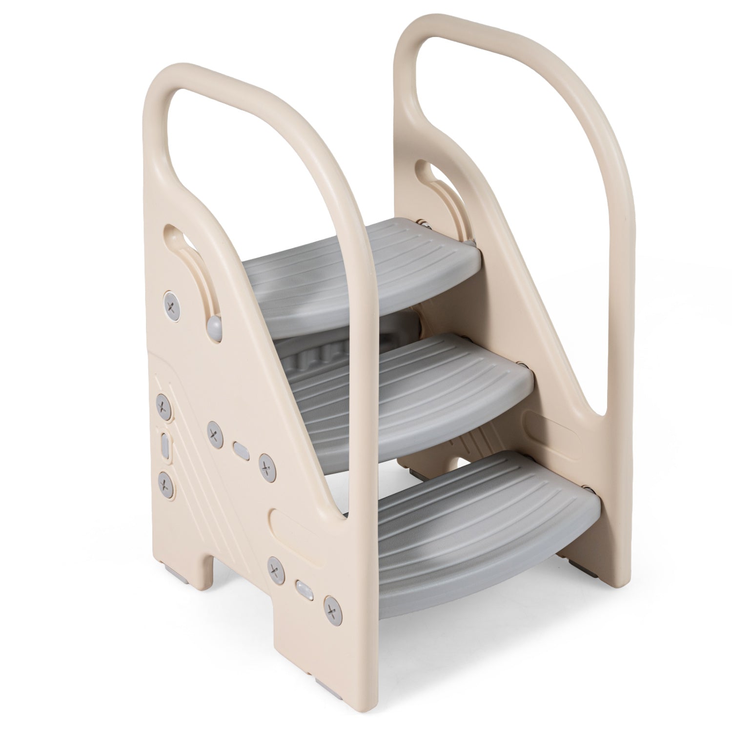 Adjustable 3-Step Helper Stool, Gray Kids Chairs & Seating Gray at Gallery Canada