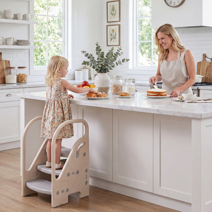 Adjustable 3-Step Helper Stool, Gray Kids Chairs & Seating at Gallery Canada