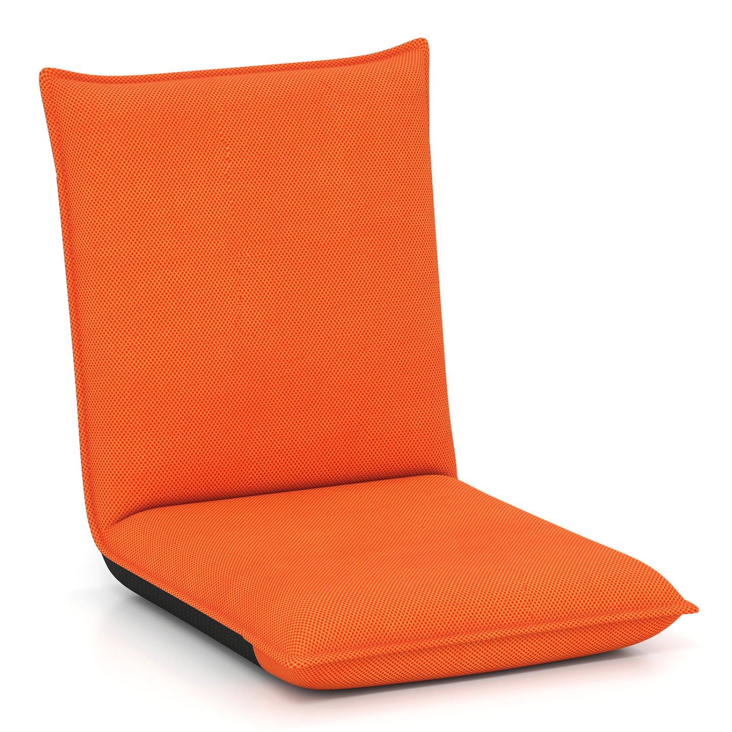 Chaise de sol pliante réglable, orange
