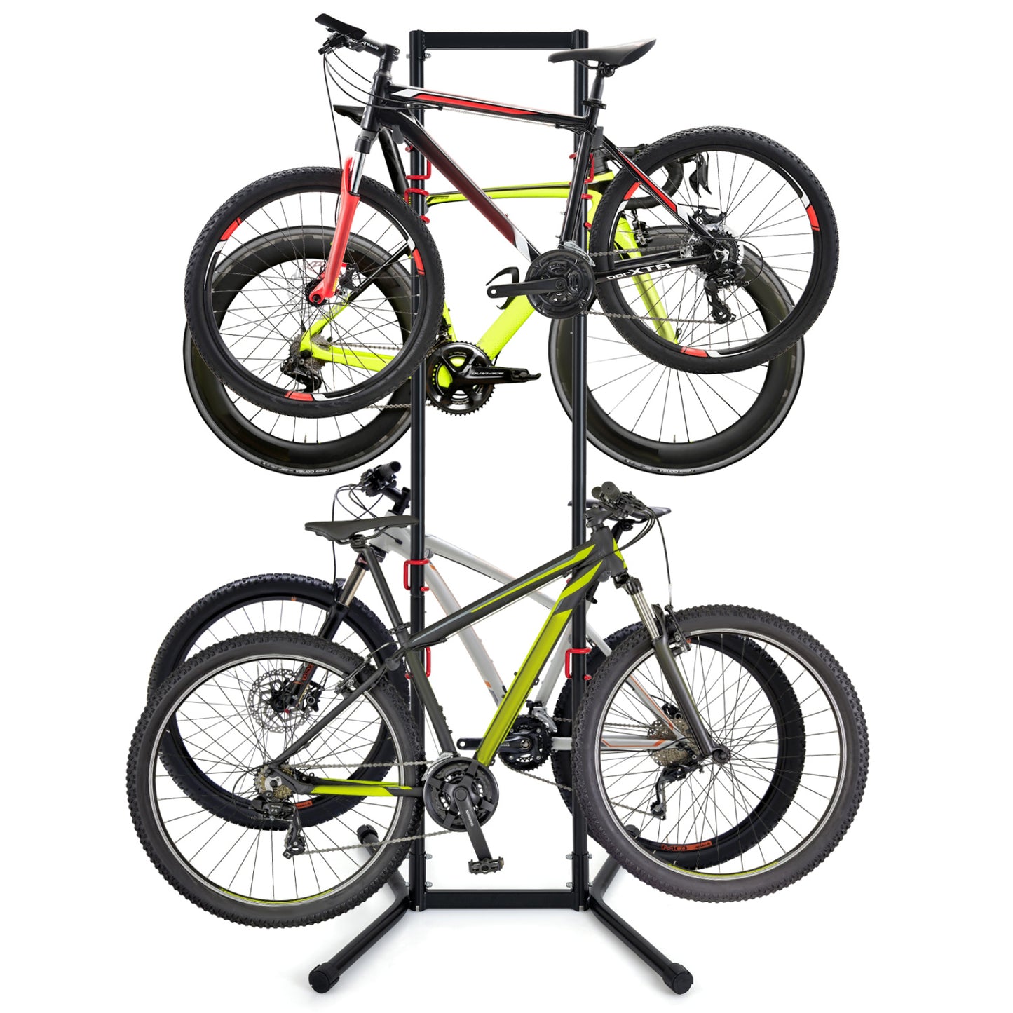 Adjustable Bike Storage Rack with Vertical Stand for 4 Bikes and Garage Exercise Bikes at Gallery Canada