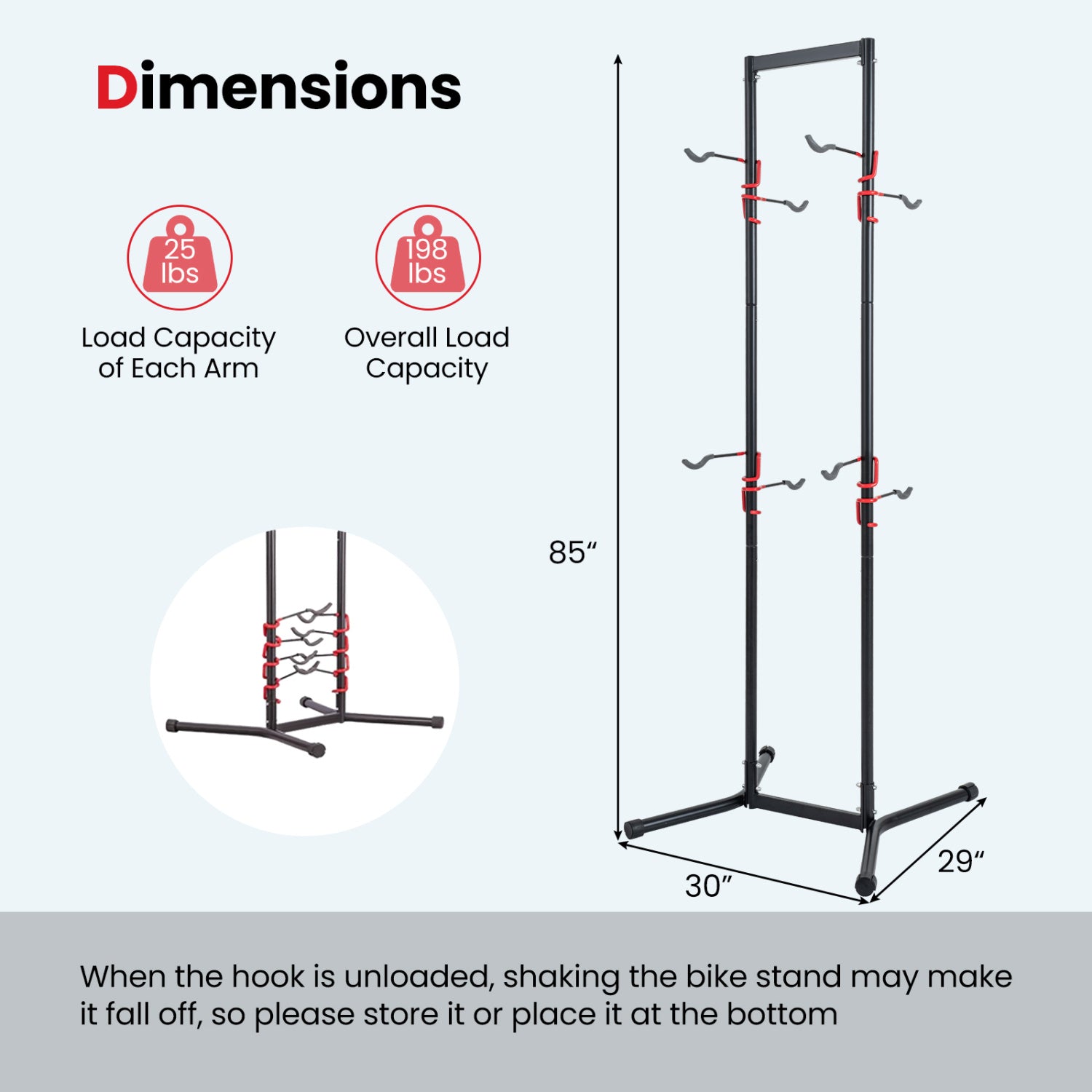 Adjustable Bike Storage Rack with Vertical Stand for 4 Bikes and Garage Exercise Bikes at Gallery Canada