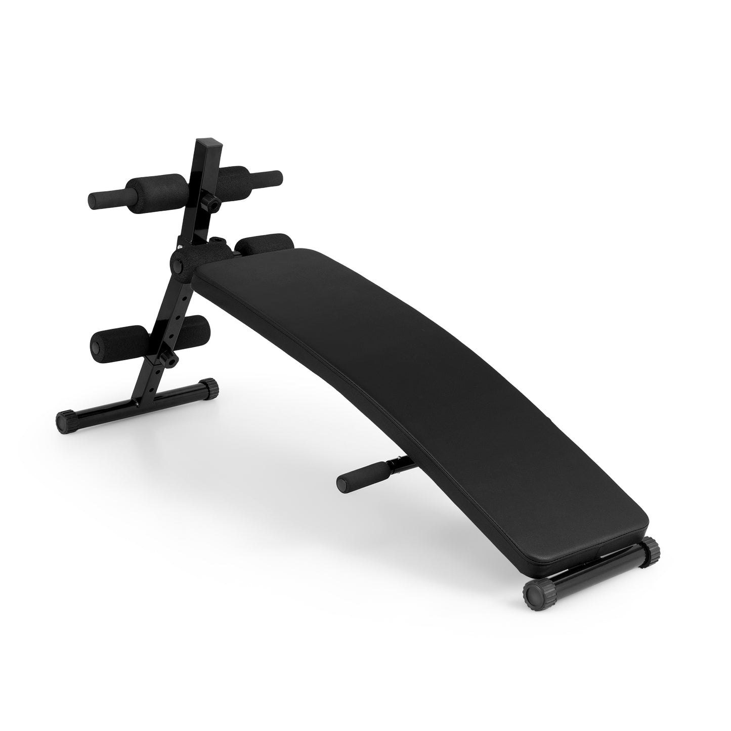 Adjustable Decline Sit Up Bench, Black Exercise Machines at Gallery Canada