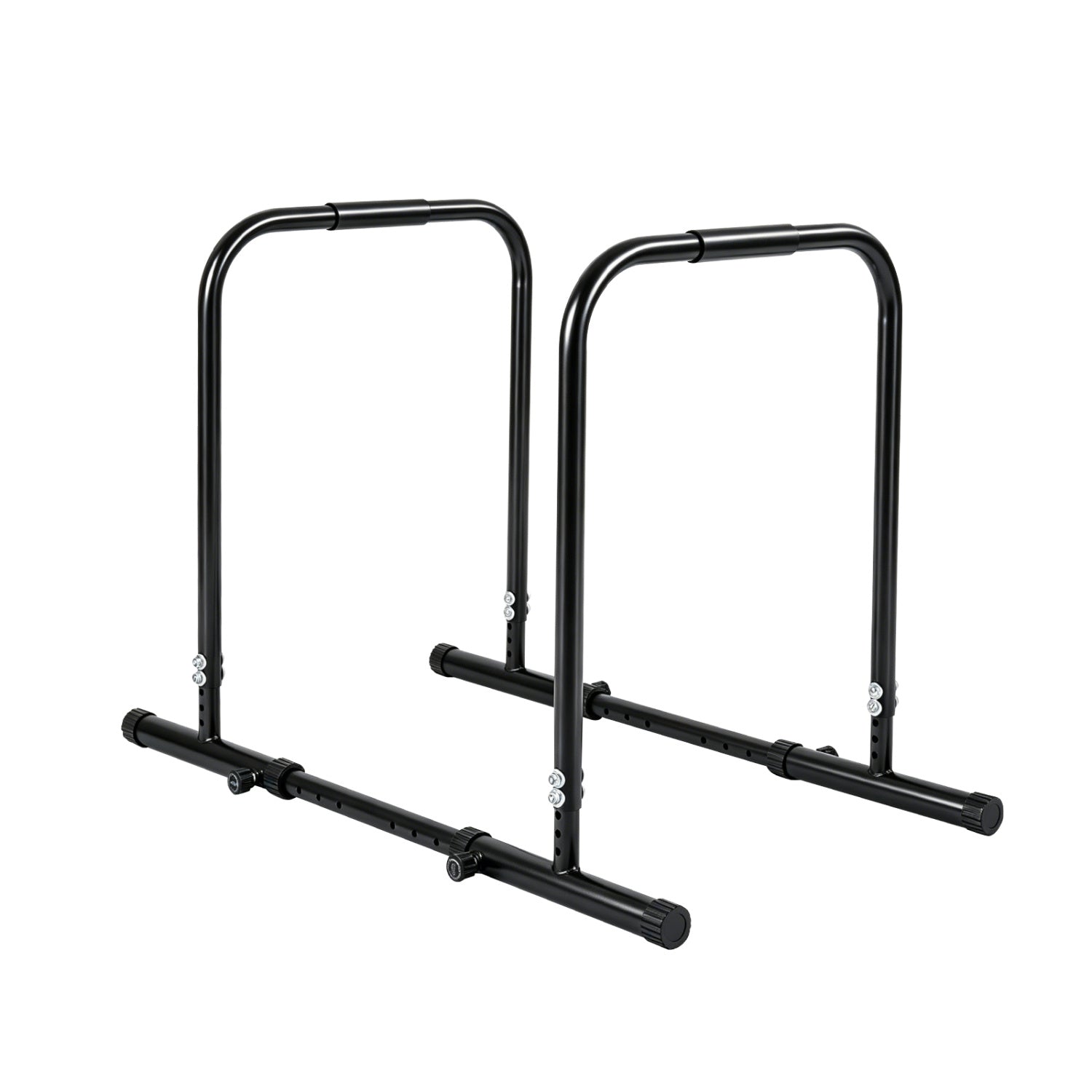Adjustable Dip Bar Station, 660 LBS Capacity, Black Yoga Accessories at Gallery Canada
