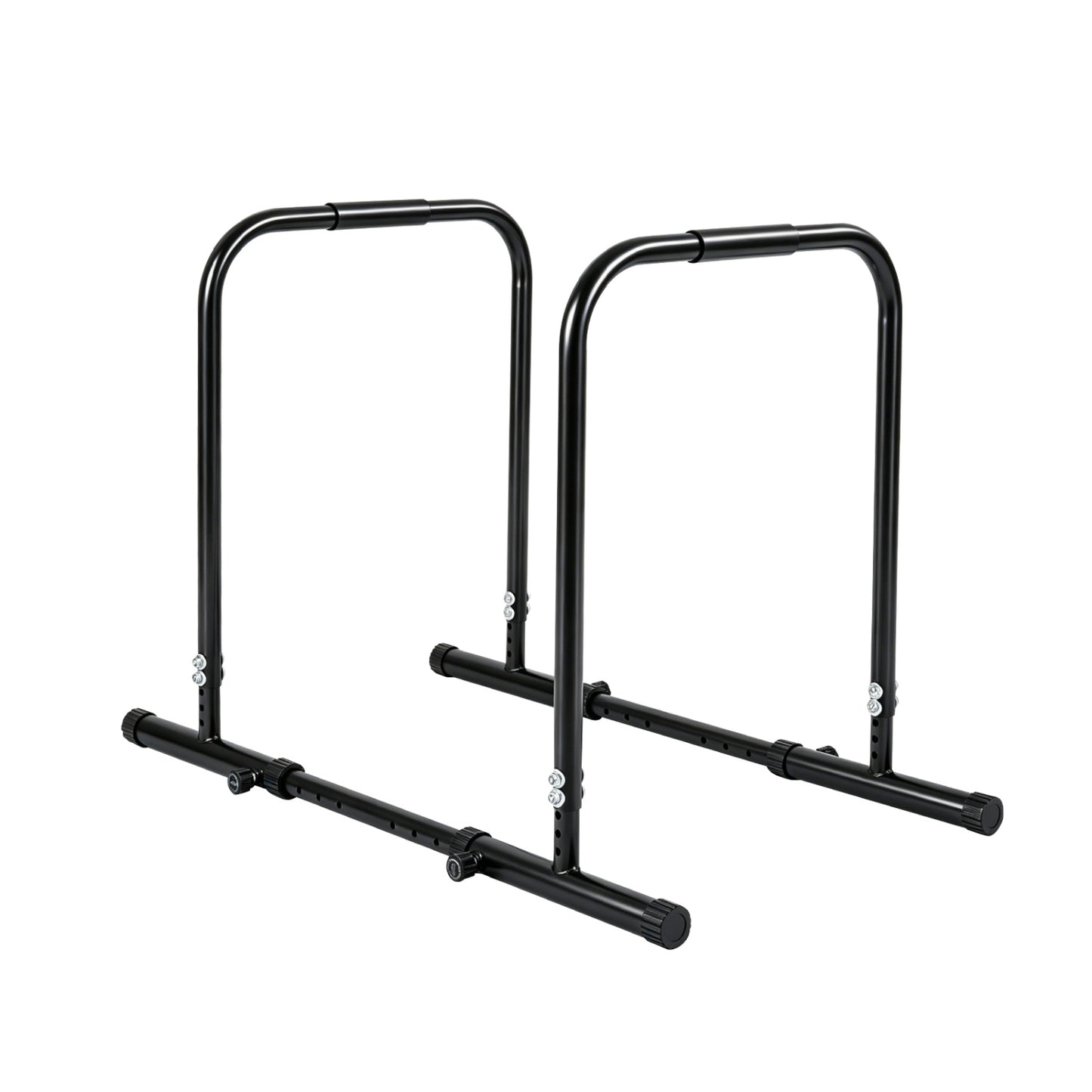 Adjustable Dip Bar Station, 660 LBS Capacity, Black Yoga Accessories at Gallery Canada