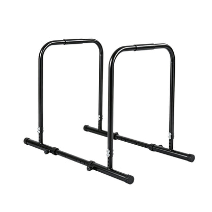 Adjustable Dip Bar Station, 660 LBS Capacity, Black Yoga Accessories at Gallery Canada