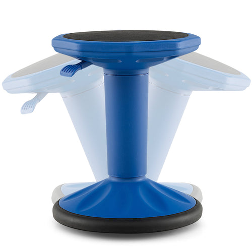 Adjustable Height Wobble Chair, Active Learning Stool, Navy