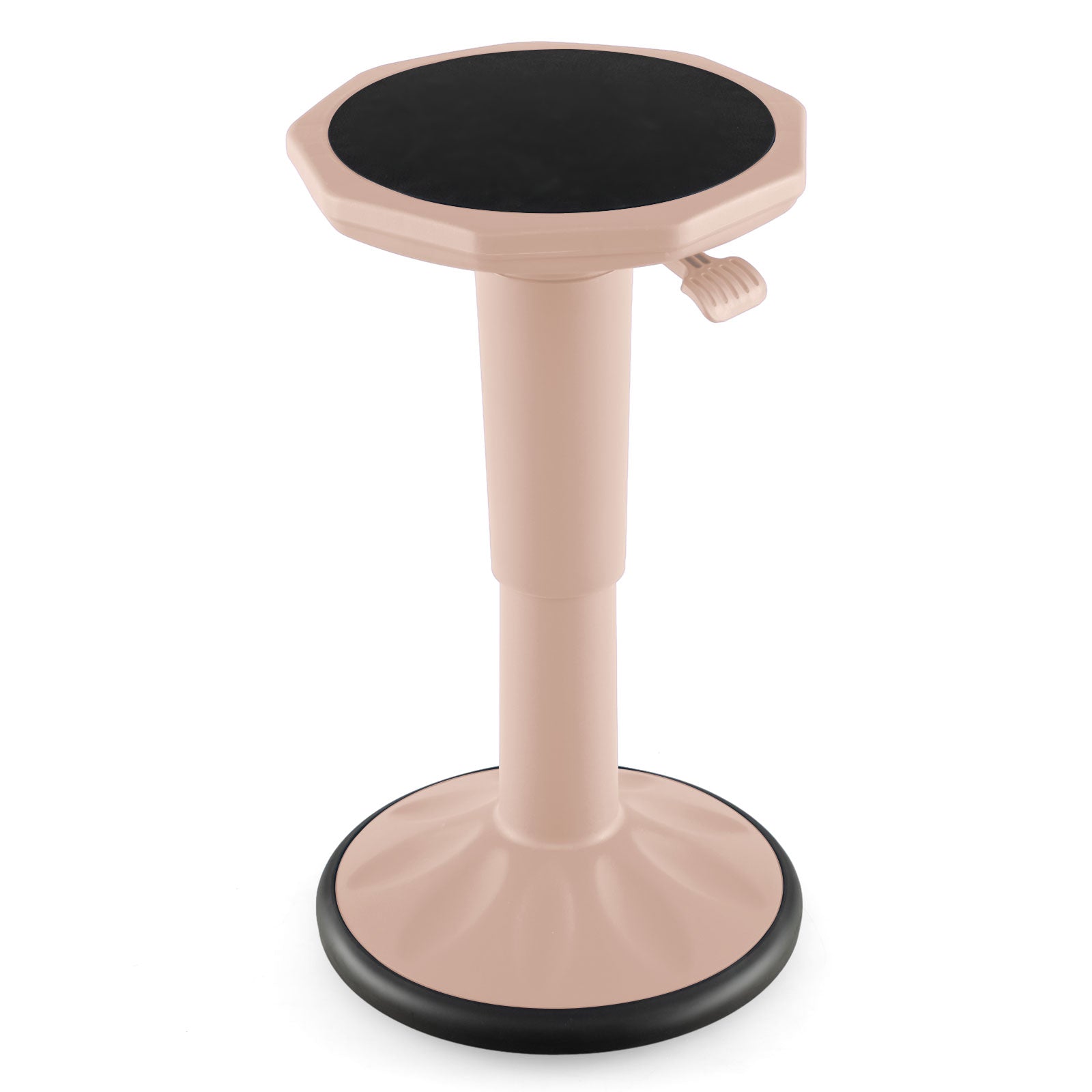 Adjustable-Height Wobble Chair Active Learning Stool for Office Stand Up Desk, Pink Kneeling Chairs at Gallery Canada