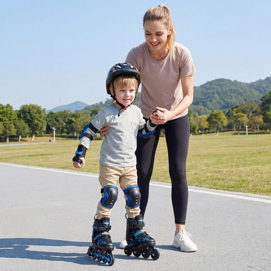 Adjustable Kids' Incline Skates for Boys Girls Ages 5-14, Blue Toy Sports Blue at Gallery Canada