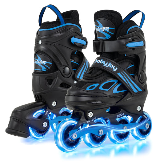Adjustable Kids' Incline Skates for Boys Girls Ages 5-14, Blue Toy Sports Blue at Gallery Canada