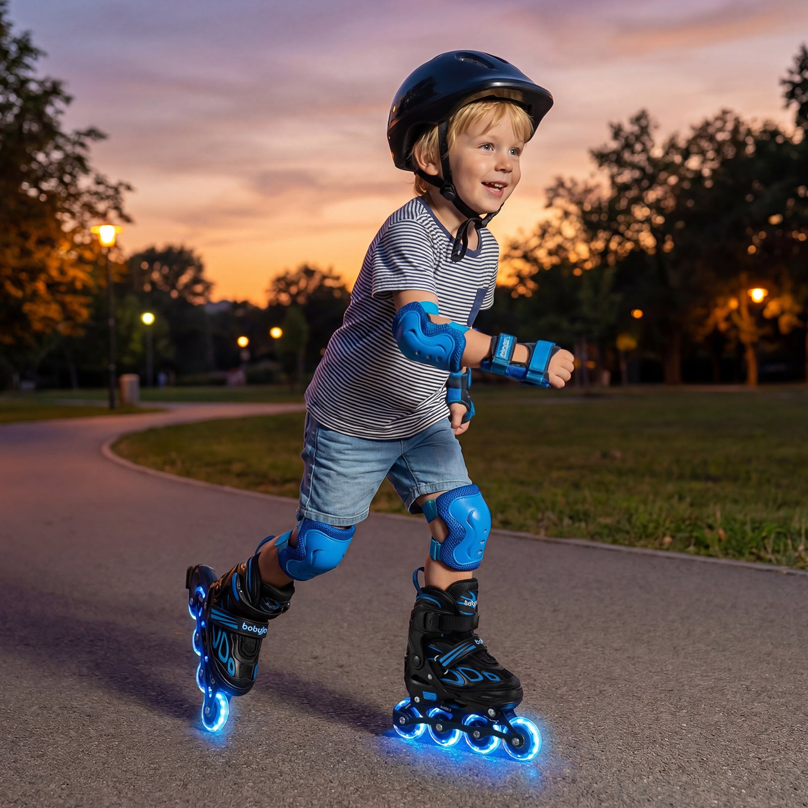 Adjustable Kids' Incline Skates for Boys Girls Ages 5-14, Blue Toy Sports at Gallery Canada