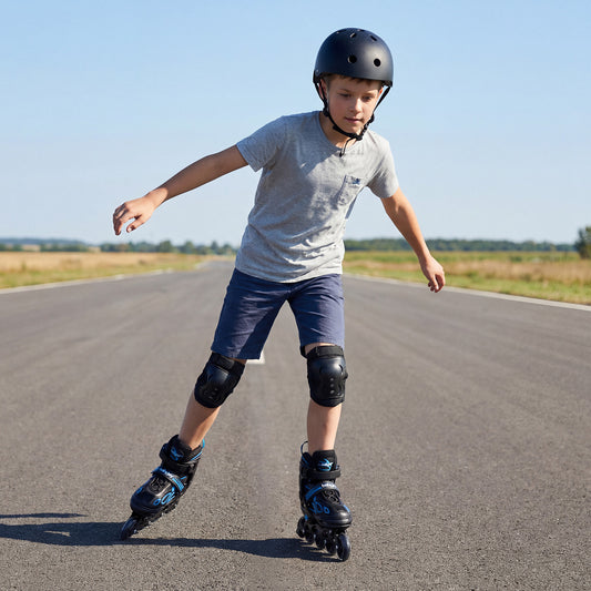 Adjustable Kids' Incline Skates 4 Sizes Adjustable Blade Roller, Blue Toy Sports Blue at Gallery Canada