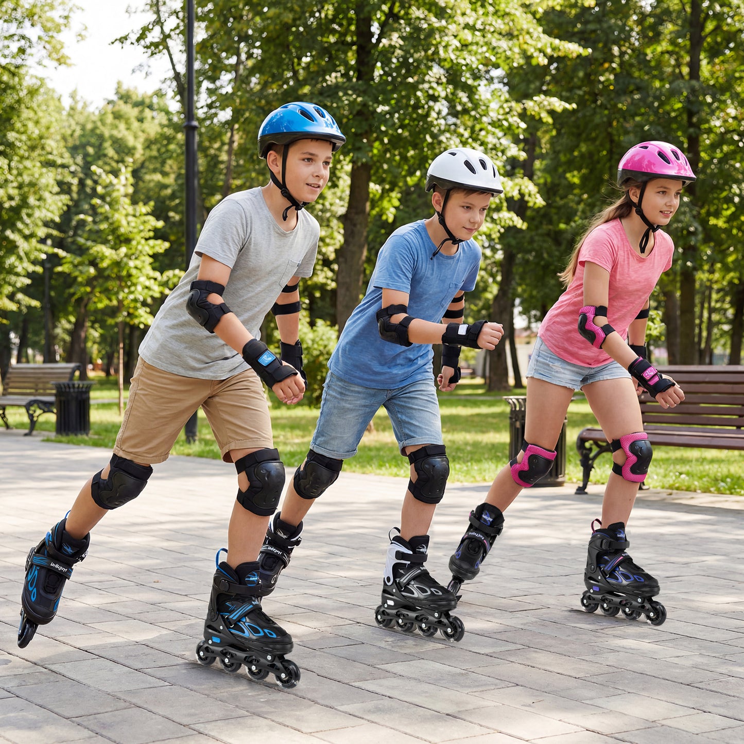 Adjustable Kids' Incline Skates 4 Sizes Adjustable Blade Roller, Blue Toy Sports at Gallery Canada