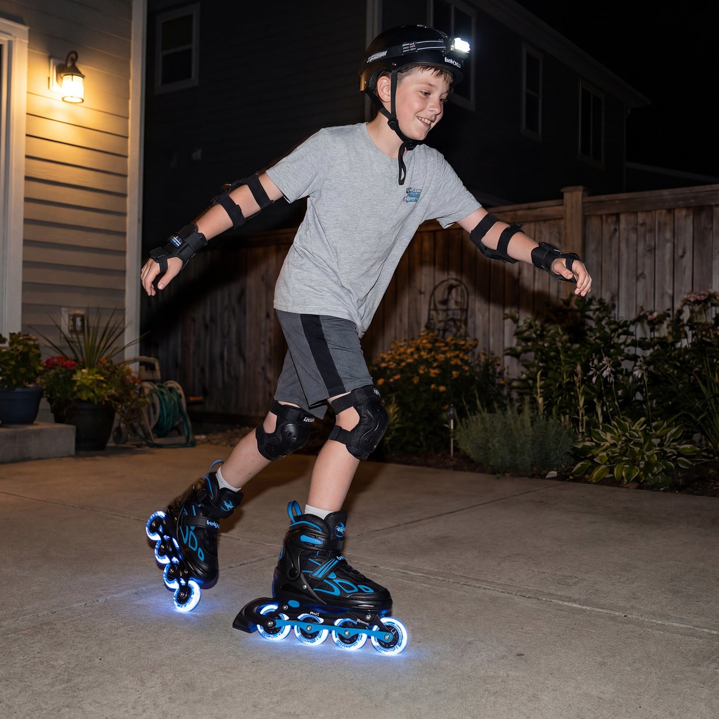 Adjustable Kids' Incline Skates 4 Sizes Adjustable Blade Roller, Blue Toy Sports at Gallery Canada