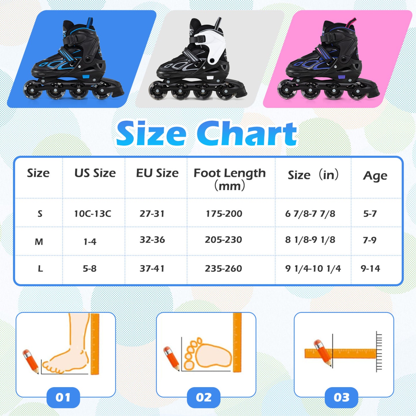Adjustable Kids' Incline Skates 4 Sizes Adjustable Blade Roller, Blue Toy Sports at Gallery Canada