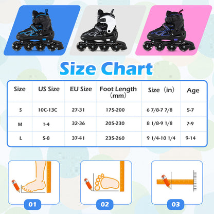 Adjustable Kids' Incline Skates 4 Sizes Adjustable Blade Roller, Purple Toy Sports at Gallery Canada