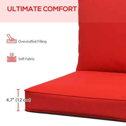 Patio Chair Cushions, Thick Deep Seat, Red Patio Chair Cushions at Gallery Canada
